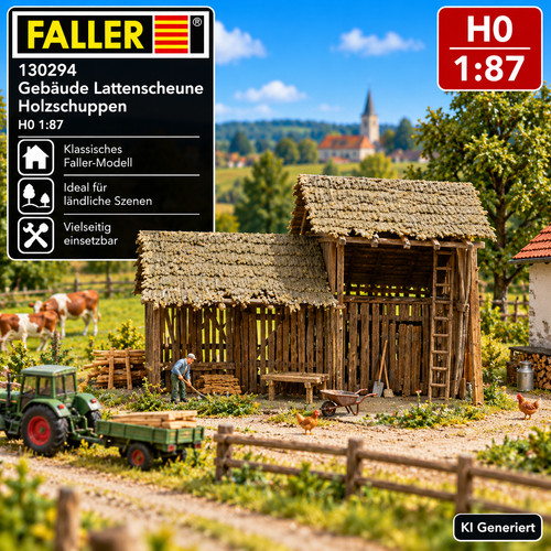 Faller 130294 gebäude - faller, h0
