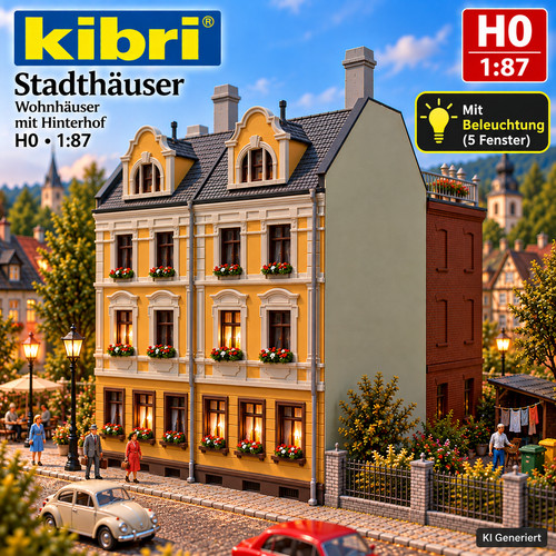 Kibri stadthäuser - h0,