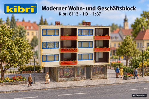 Kibri 8113 moderner wohn - kibri, h0